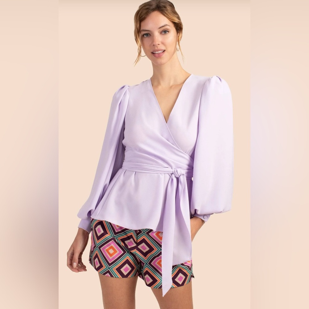Trina Turk Women's Wrap Blouse